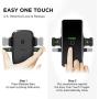 iOttie Easy One Touch Wireless Qi Fast Charge Car Mount Kit || Fast Charge: Samsung Galaxy S10 S9 Plus S8 S7 Edge Note 8 5 | Standard Charge: IPhone X 8 Plus & Qi Enabled Devices | + Dual Car Charger