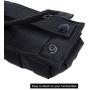 Tactical Universal Radio Holster/Radio Pouch Holder Case Bag Military Molle Radio Case for Baofeng Motorola Midland CB Walkie Talkies Compatible with 5.11 Bags (Black) by LUITON