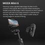 MOZA Mini-S Smartphone Gimbal Stabilizer with an Extension Pole, One-Button Zoom Object Tracking Foldable 3 Axis Gimbal for Smartphone iPhone 11/11Pro/Xs Max/Xr/X/8/7/6 Plus,Samsung Note10/S10