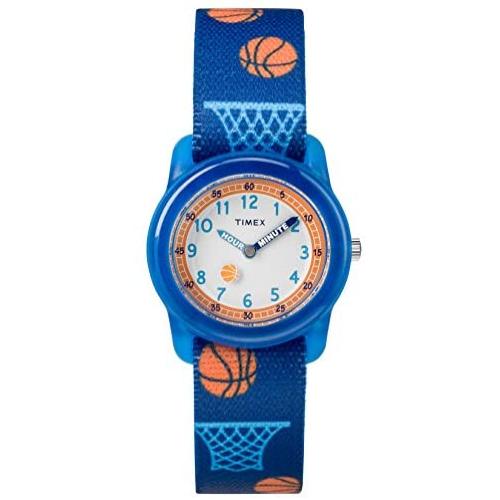 Timex Boys Time Machines Analog Elastic Fabric Strap Watch