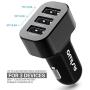 Asiwo 3-Port USB Car Charger,Car Phone Smart Charger compatible iPhone X/8/8Plus 7 6S 6 Plus, Samsung Galaxy S9 S8 S7 S6 Edge, Note 8 5 4, Nexus 6P, iPad, Mp3&More