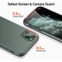 TORRAS Slim Fit iPhone 11 Pro Case, Ultra-Thin Anti-Fingerprints Full Protection Hard PC Cover with Matte Finish Grip for iPhone 11 PRO Case (Dark Green)