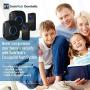 Wireless Doorbell by SadoTech – Waterproof Door Bells & Chimes Wireless Kit, 1000-ft Range,52 Door Bell Chimes, 4 Volume Levels with LED, Wireless Doorbells w/ 2 Receiver & 2 Button, Crosspoint, Black