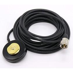 NMO Mount Magnetic base for Car Bus Taxi Mobile Radio Antenna W/5M Cable