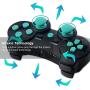 ASDQ INSI-Controller for PS3 PC Android Mobile Phone, Wireless Bluetooth Gamepad, for Sony PS3 Playstation, 3 dualshock Game Joystick Console (Color : Black)