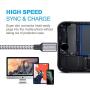 iPhone Charger ALIWIKI Lightning Cable 3pack 6ft Extra Long Nylon Braided Syncing and Fast Charging Cord USB Cable Compatible with iPhone Xs MAX XR X 8 7 6S 6 Plus SE 5S 5C 5, iPad, iPod