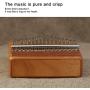 Kalimba 17 Key, Thumb Piano, Solid Finger Piano Mahogany Body, Set of 5 -Tuning hammer, Study instruction, Tune and color stickers, Portable piano bag, Packing case Butterfly pattern