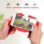 LFJNET Classic H5 Portable PUBG Mobile Phone Game Controller Joystick Cooling Fan Gamepad for iOS Android Blue red