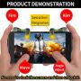 【1 Pair】 Mobile Game Controller Gamepad Compatible with PUBG Mobile/Fortnitee Mobile/Call of Duty Mobile, Compatible with iPhone/Android, IFYOO Z108 Sensitive Shoot and Aim L1R1 Triggers