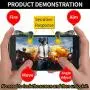 【1 Pair】 Mobile Game Controller Gamepad Compatible with PUBG Mobile/Fortnitee Mobile/Call of Duty Mobile, Compatible with iPhone/Android, IFYOO Z108 Sensitive Shoot and Aim L1R1 Triggers 【1 Pair】 Mobile Game Controller Gamepad Compatible with PUBG Mobile/Fortnitee Mobile/Call of Duty Mobile, Compatible with iPhone/Android, IFYOO Z108 Sensitive Shoot and Aim L1R1 Triggers