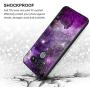 BENTOBEN LG K51 Case, LG Reflect Case, LG Q51 Case, Slim Fit Glow in The Dark Shockproof Hybrid Hard PC Soft TPU Bumper Drop Protective Girls Women Men Phone Cover for LG K51/Q51 (2020), Purple Galaxy
