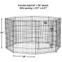 MidWest Homes for Pets Folding Metal Exercise Pen/Pet Playpen MidWest Homes for Pets Folding Metal Exercise Pen/Pet Playpen