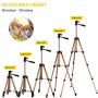 PEYOU Compatible for iPhone Tripod, 50" Extendable Lightweight Aluminum Tripod Stand + Wireless Remote + Phone Holder Mount Compatible for iPhone 11 Pro Max/11 Pro/XR/X/8 Plus & More