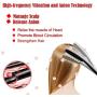 Hair Scalp Massager Comb, Smart Scalp Massager for Head Care Electric Massage Comb Brush for Women/Men with USB Rechargeable 
