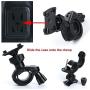 Waterproof Bike Phone Case - Motorbike or Bicycle Mount for Handlebars. Fits All Phones. 6.7" x 4"- iPhone 7,8 Plus + Samsung. GPS Navigation, Cycling Computer. 360 Degree Rotation with Neck Strap.