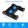 KINGTOP Vertical Cooling Fan Cooler Stand for PS4/PS4 Slim/PS4 Pro, Controller Charger with LED Indicators Charging Dock Station with 10PCS Games Storage KINGTOP Vertical Cooling Fan Cooler Stand for PS4/PS4 Slim/PS4 Pro, Controller Charger with LED Indicators Charging Dock Station with 10PCS Games Storage