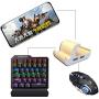MeterMall Funny for PUBG Mobile Gamepad Controller Gaming Keyboard Mouse Converter for Apple Android Phone