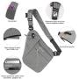 WATERFLY Sling Bag Lightweight Casual Daypack Chest Shoulder Bag for Men Boy
