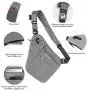 WATERFLY Sling Bag Lightweight Casual Daypack Chest Shoulder Bag for Men Boy