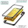 Justcool Designed for iPhone XR Case, Clear Full Body Heavy Duty Protection with Built-in Screen Protector Shockproof Rugged Cover Designed for iPhone XR Cases (2018) 6.1 Inch (Black)