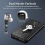 ORIT True Wireless Earbuds Bluetooth 5.0, Touch Control Noise Cancelling Bluetooth Headphones 40H Playtime with Dual-Mic Stereo Headset iPhone Samsung Android Earbuds with Microphone for Men Women