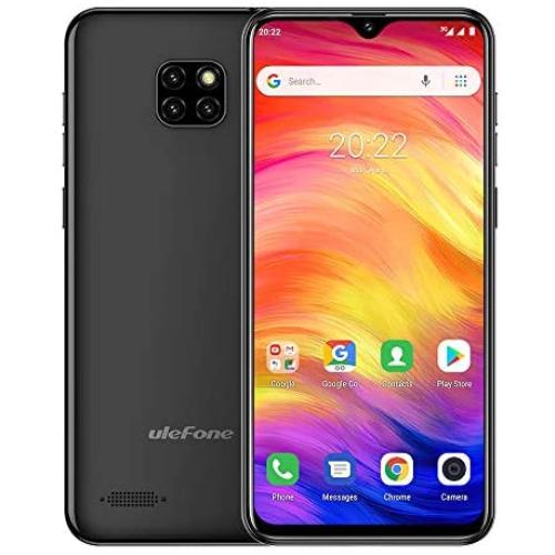 3G Unlocked Cell Phones Ulefone Note 7, Unlocked Smartphones Dual Sim Android 9.0 6.1 1GB+16GB 8MP Three Camera 3500 Mah Battery Face ID GPS, US Version,No Sprint&Verizon