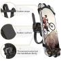 Bike Phone Holder, Gobeigo 360° Rotatable Bicycle & Motorcycle Handlebar Cell Phone Mount, Compatible with iPhone11 Pro Max Xs XR X 6S 7 8 Plus, Galaxy S9 S10 Note 9 10, Most Phones in 4” to 6.5”