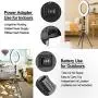 Emart 18 inch LED Ring Light with Tripod Stand, 65W Adjustable Color Temperature 3200 k to 5500 k Makeup Ringlights with Phone Holder, Carrying Bag, Soft Tube, Bluetooth for Camera, YouTube