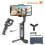 Hohem iSteady X 3-Axis Gimbal Stabilizer for Smartphone, AI Face/Object Tracking,Compatible for iPhone 11/X/XR/XS Samsung S10/S9-Black(with tripod) Hohem iSteady X 3-Axis Gimbal Stabilizer for Smartphone, AI Face/Object Tracking,Compatible for iPhone 11/X/XR/XS Samsung S10/S9-Black(with tripod)