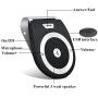 Bluetooth Car Speaker for Cell Phone, Aigital Wireless Speakerphone Motion AUTO Power ON Car Kit Receiver Sun Visor Music Player Adapter Built-in Microphone for Drive Talking - Black