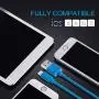 iPhone Charger Lightning Cable, Quntis 3Pack 6.5FT Lightning to USB A Cable MFi Certified Compatible with iPhone Xs Max XR X 8 Plus 7 Plus 6 Plus 5s SE iPad Pro iPod Airpods and More, Blue