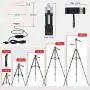 HPUSN 10.3" Selfie Ring Light with Tripod Stand & Flexible Phone Holder for Live Stream, Makeup, Dimmable Led Camera Beauty Ringlight for YouTube/TikTok/Photography Compatible with Phone and Camera HPUSN 10.3" Selfie Ring Light with Tripod Stand & Flexible Phone Holder for Live Stream, Makeup, Dimmable Led Camera Beauty Ringlight for YouTube/TikTok/Photography Compatible with Phone and Camera