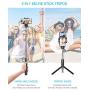 Selfie Stick Tripod, BlitzWolf Extendable Bluetooth Selfie Stick with Wireless Remote and Tripod Stand, Compatible for iPhone 11/11 Pro/XS/XR/X/8P/7P, Galaxy /S10/S9/S8 and More