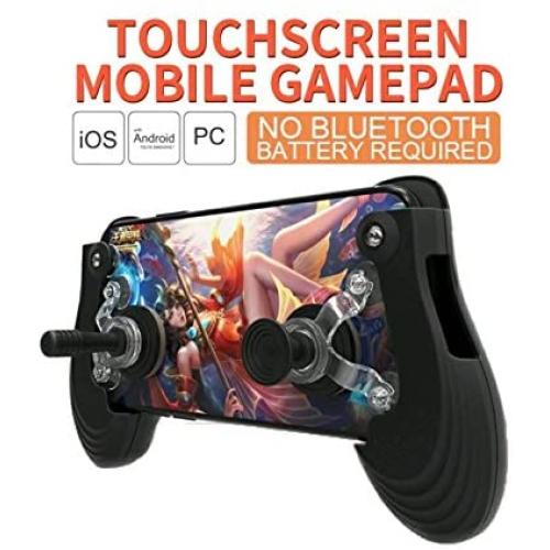 Mobile Joystick Controller Mini size Pro Touch screen,Grip Case for SmartPhones for IOS Android mobile with Ergonomic Design