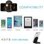 Cell Phone Stand 3Pack, Ama Forest Portable Foldable Desktop Cell Phone Holder Adjustable Universal Multi-Angle Cradle for Tablet iPad Mini iPhone X/8/7 Plus/7/6s/6 Samsung Galaxy (7 Pack Phone Stand)