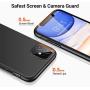 TORRAS Slim Fit iPhone 11 Case, Hard Plastic PC Ultra-Thin Phone Cover Case with Matte Finish Coating Grip Compatible with iPhone 11 (6.1 Inch), Space Black