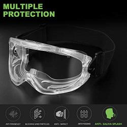 Safety Goggles - Spherical Medical Protective OTG Anti-splash Glasses -1Pack