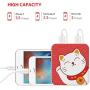 Yoobao Portable Charger 10000mAh Cute Power Bank External Battery Pack Powerbank Cell Phone Battery Backup with Dual USB Output Comaptible iPhone X 8 7 Plus, Samsung Galaxy & More - Lucky Cat
