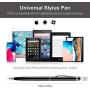 Stylus Pens for Touch Screens,UROPHYLLA 10pcs Universal 2 in 1 Capacitive Stylus Ballpoint Pen for iPad,iPhone,Samsung,HTC,Kindle,Tablet,All Capacitive Touch Screen Device -Black+Red