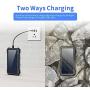 Solar Power Bank 26000mAh, Solar Charger with 28 LEDs, Type-c(in & Out) + Wireless Charging + 3 USB Output for Camping & Travelling, External Backup Battery Pack with Output of 3A for iPhone/Androi
