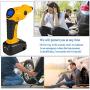 CARYWON Portable Air Compressor Pump Cordless Tire Inflator with Digital Display and LED Lights ,Built-in Power Bank Perfect for Car Bicycle Air Mattresses Airboat Airbed Basketballs