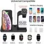 Wireless Charger, Acokki 3 in 1 QI Fast Charger Phone Holder Compatible with Airpods iPhone Samsung, Wireless Charging Holder Work for iWatch Series 4/3/2/1(Black) Wireless Charger, Acokki 3 in 1 QI Fast Charger Phone Holder Compatible with Airpods iPhone Samsung, Wireless Charging Holder Work for iWatch Series 4/3/2/1(Black)