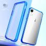 Mkeke Compatible with iPhone XR Case,Clear Anti-Scratch Shock Absorption Cover Case for iPhone XR… (Blue)
