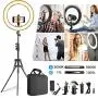 Ring Light,Upgraded Version 19inch with LCD Display Adjustable Color Temperature 3000K-5800K with Stand, YouTube Makeup Dimmable Video LED Light Kit, for Video Shooting, Portrait, Vlog, Selfie Ring Light,Upgraded Version 19inch with LCD Display Adjustable Color Temperature 3000K-5800K with Stand, YouTube Makeup Dimmable Video LED Light Kit, for Video Shooting, Portrait, Vlog, Selfie