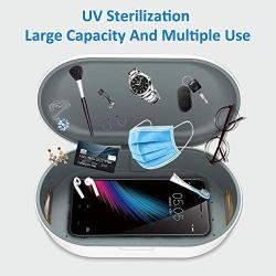 Cell Phone Cleaners Box, Wireless Charger Phone UV Light Cleaners, Professional Disinfecting for Watch Toothbrush Salon Tools