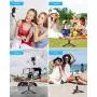 Selfie Stick Tripod, BlitzWolf Extendable Selfie Stick Bluetooth with Anti-Shaking Stabilizer and Automatic Balance, Gimbal Stabilizer for iPhone 11 Pro/XS Max/XS/XR/X/8/7/6, Galaxy S10/S9, Android