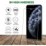 [4 Pack] QHOHQ 2 Pack Tempered Glass Screen Protector +2 Pack Tempered Glass Camera Lens Protector for Apple iPhone 11 Pro Max(6.5"),[9H Hardness] HD Transparent Scratch-Resistant [Bubble Free]