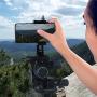 KobraTech Metal Cell Phone Tripod Mount - UniMount 360 Pro Heavy Duty iPhone Tripod Mount with Remote