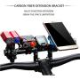LYDshop Lucid Bike Handlebar Extender, Aluminum Alloy Bicycle Handlebar Extension Double Clamp Bike Bracket Bicycle Accessories for Holding Flashlight Speedometer GPS Phone Mount Holder