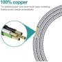 Lightning Cable MFI Certified - Quntis iPhone Charger 3Pack 3ft 6ft 10ft Nylon Braided USB Fast Charging Cord Compatible with iPhone 11 Pro X Xs Max XR 8 7 6 Plus iPad Pro Airpods and More, Gray